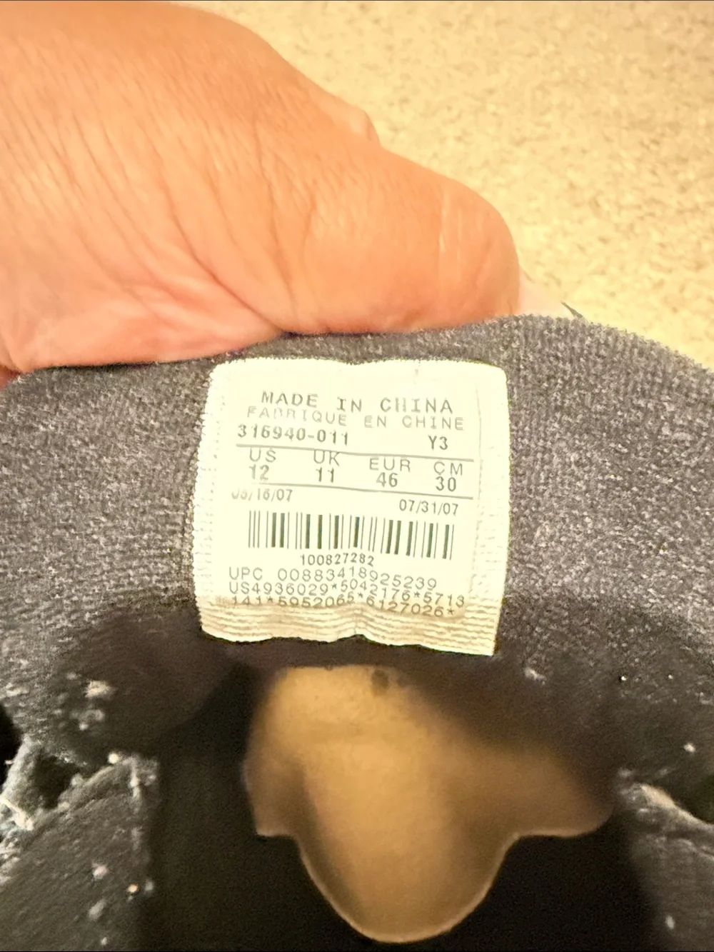 ***GENTLY WORN RETRO Nike Air CB 34 (Godzilla)